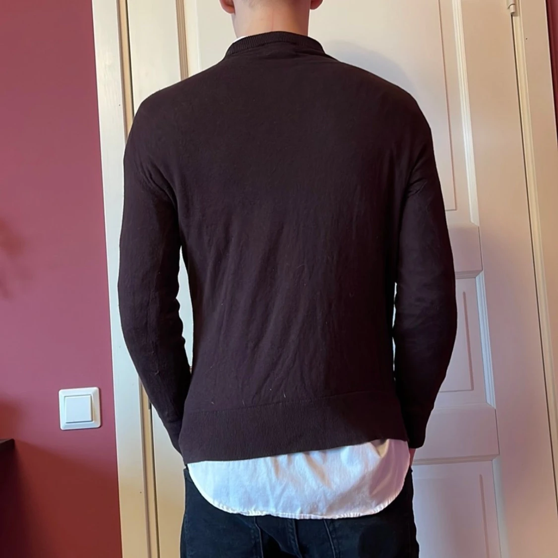 Brun långärmad tröja - 2