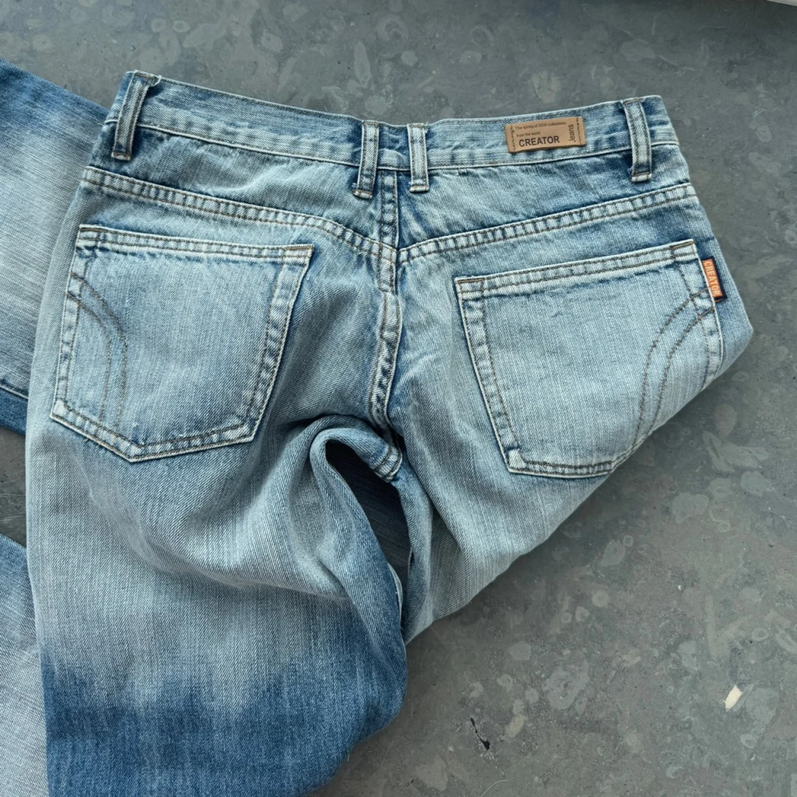 Lågmidjade jeans  - 2