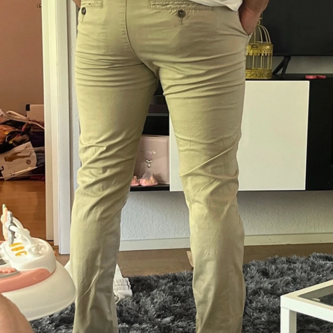 Beige chinos från Hampton Republic - 2