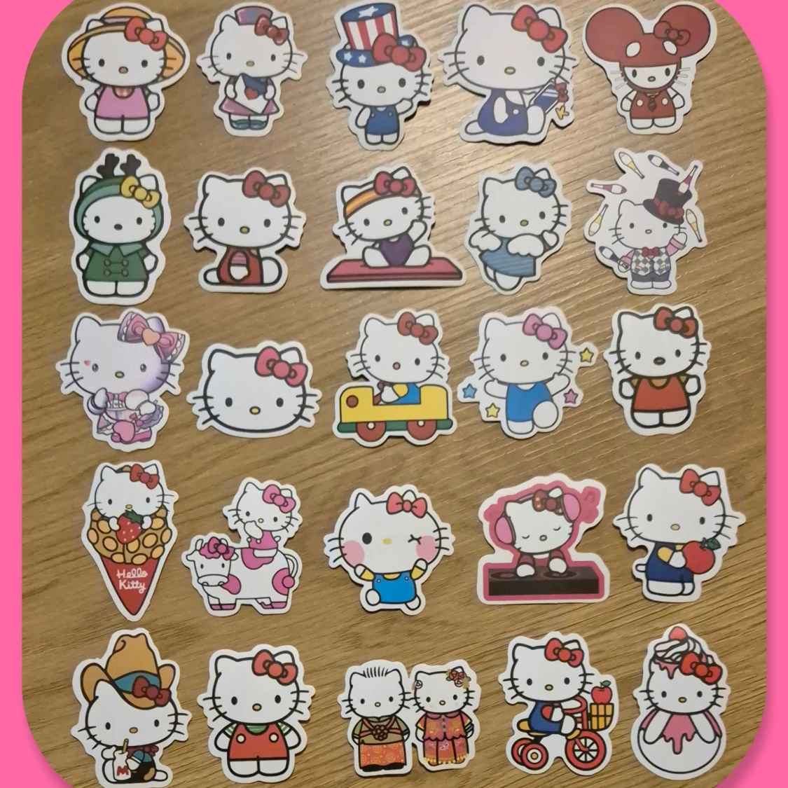 25 hello kitty klistermärken - 1