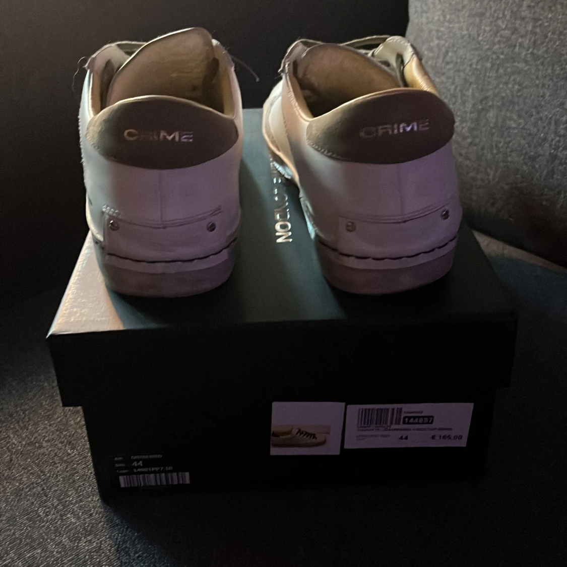 Vita sneakers från Crime London,  - 2