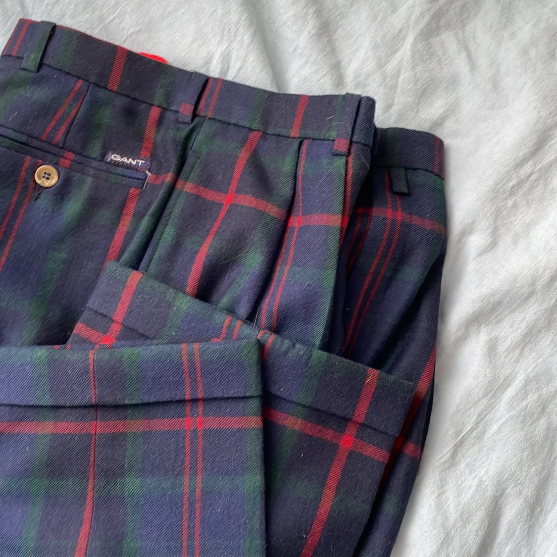 Vintage Rutig kostymbyxa från Gant