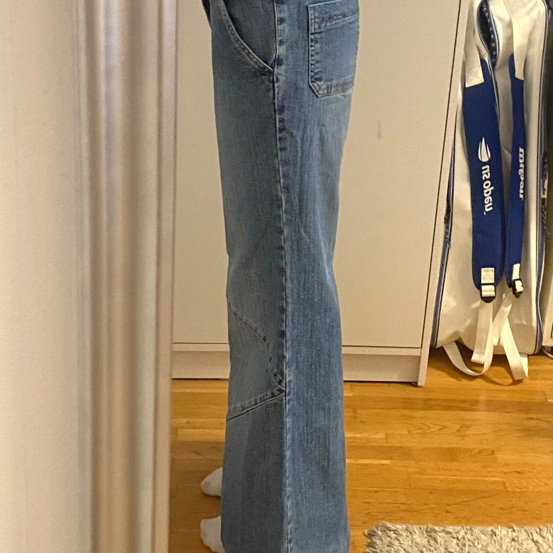 Blå wide jeans från Bianco Jeans - 1