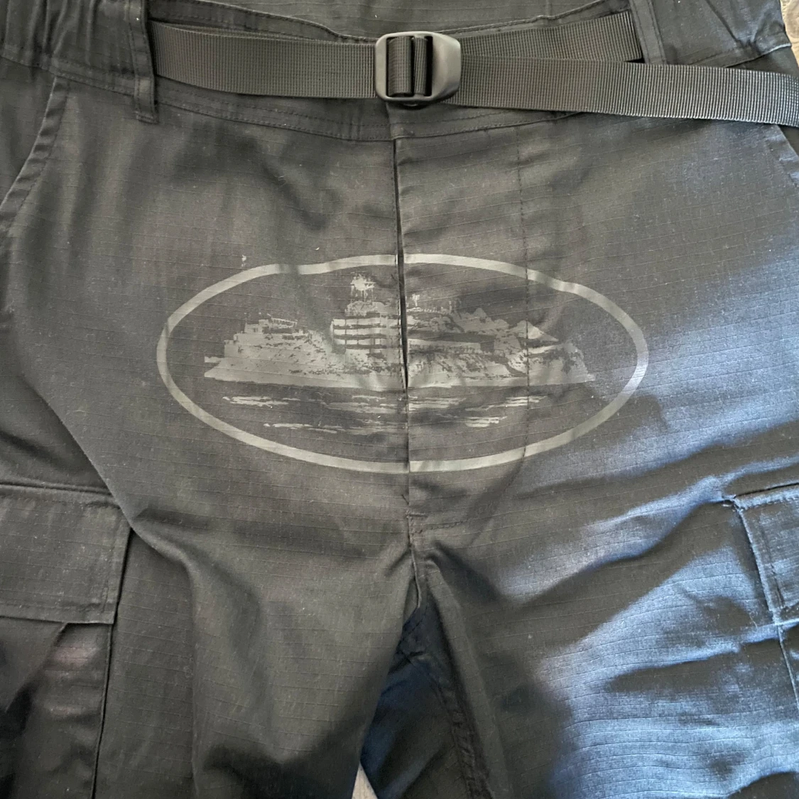 Corteiz Guerilla Cargos Triple Black - 91