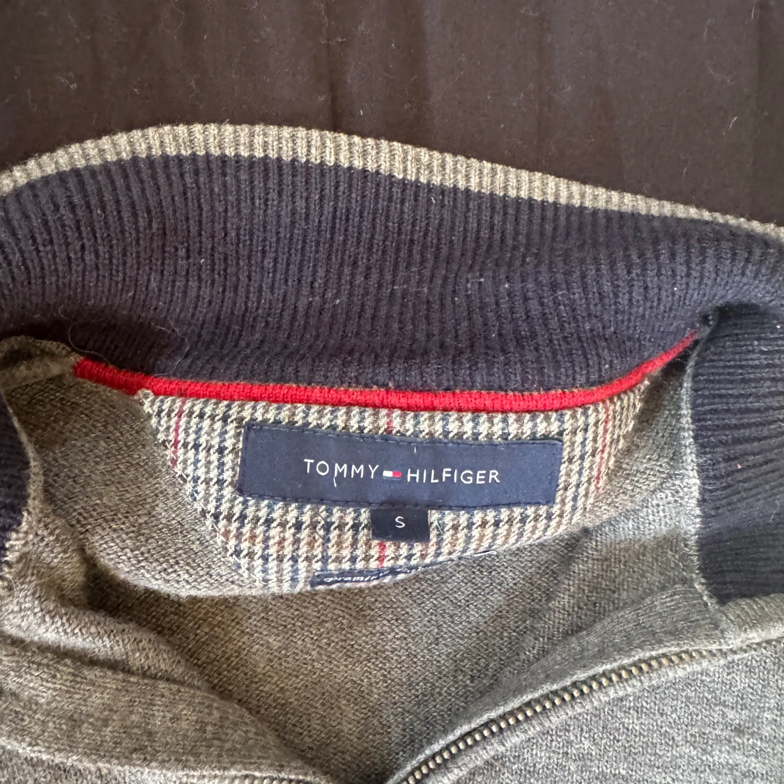 Grå half zip tröja Tommy Hilfiger - 2