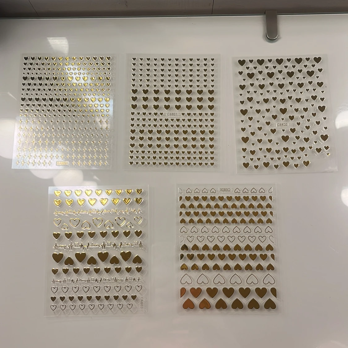 Glitter, pulver färger, små glitter korn, rhinstones och nagel klistermärken! - 1