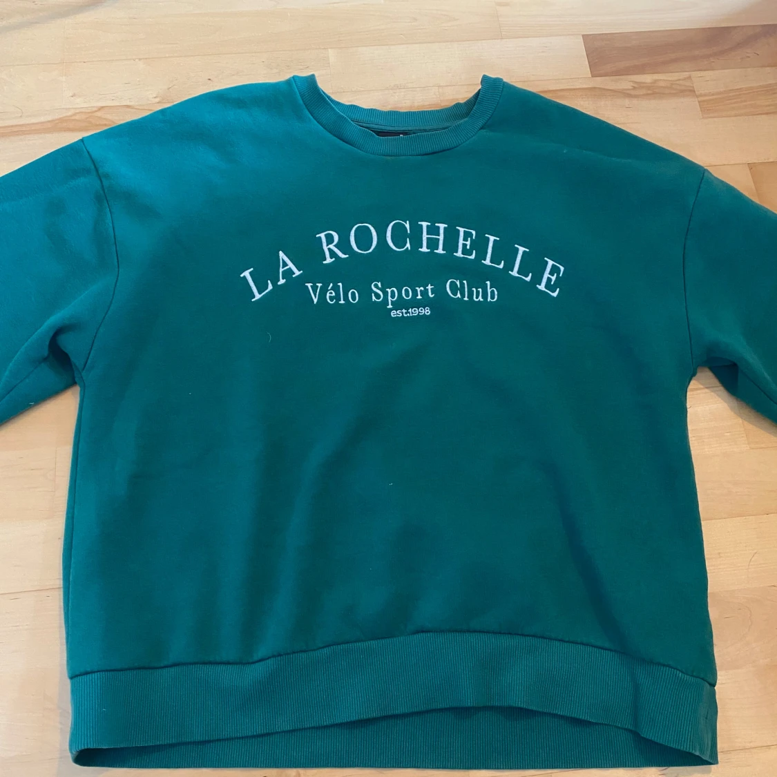 Grön sweatshirt med tryck - 1