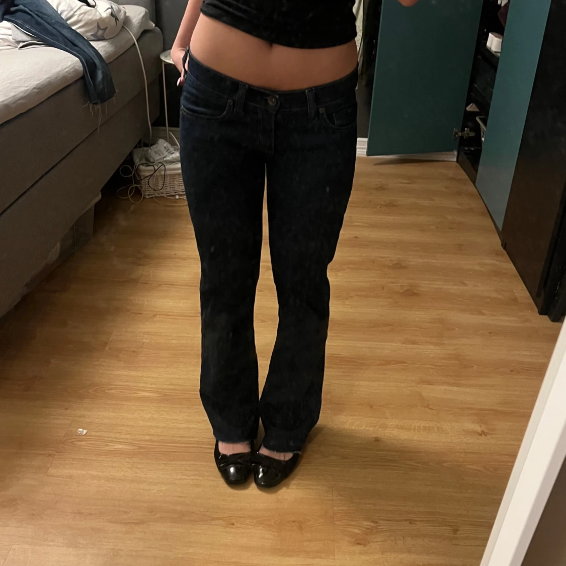 Lågmidjade jeans - 1