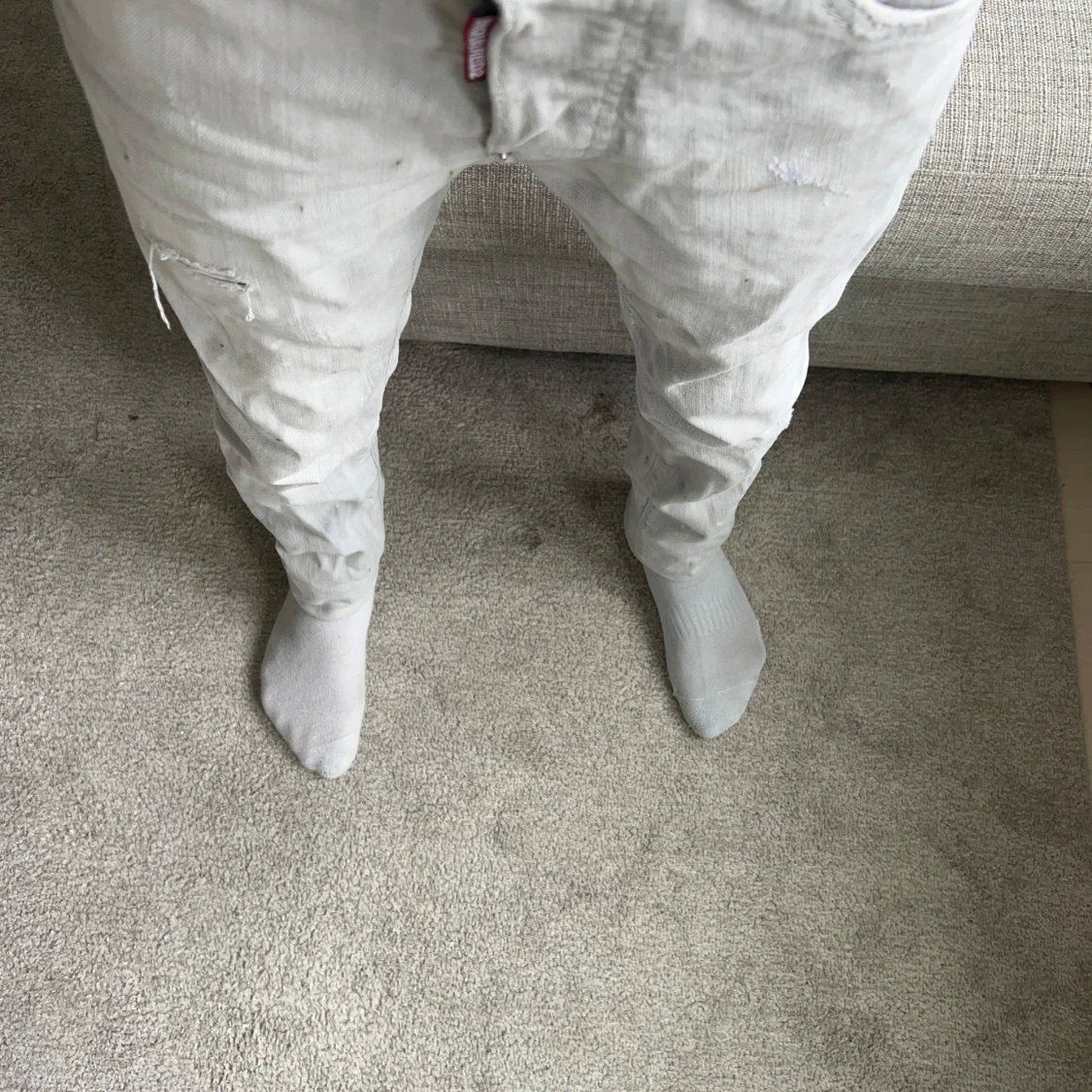 Ljusgrå jeans från Dsquared2