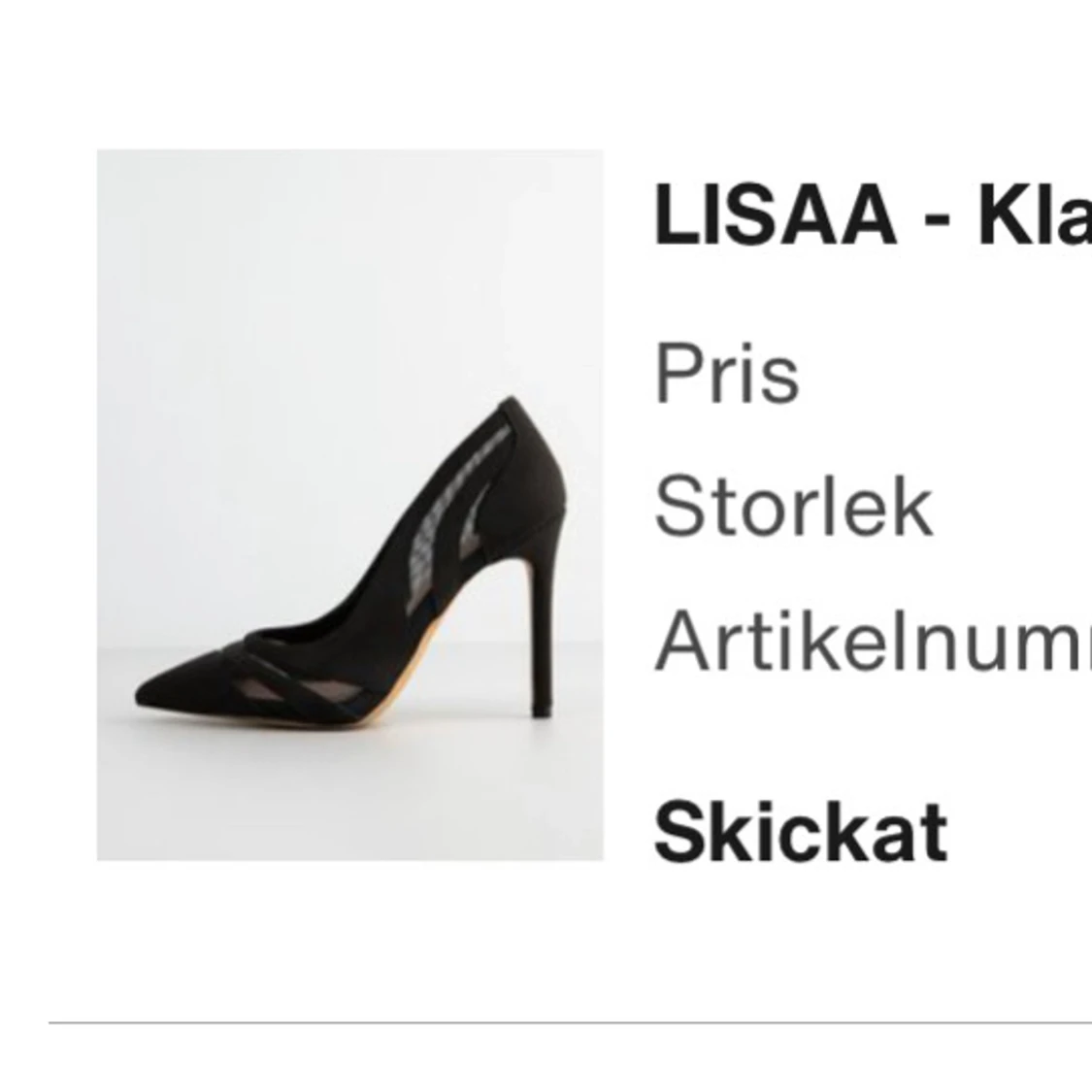 Svarta pumps med meshdetaljer från ALDO - 4