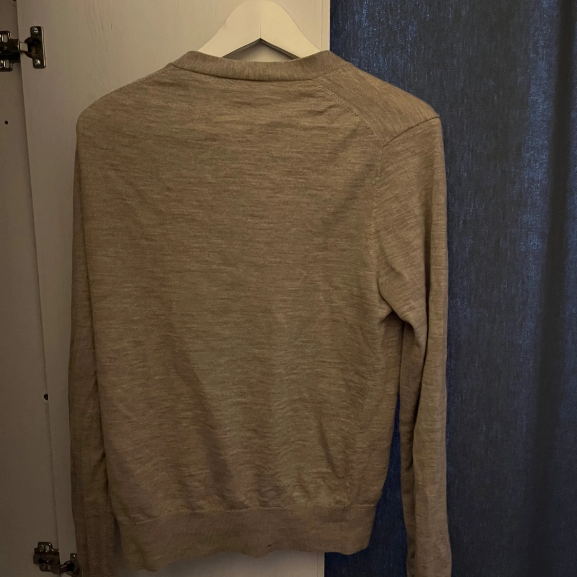 Beige cardigan merinoull  - 1