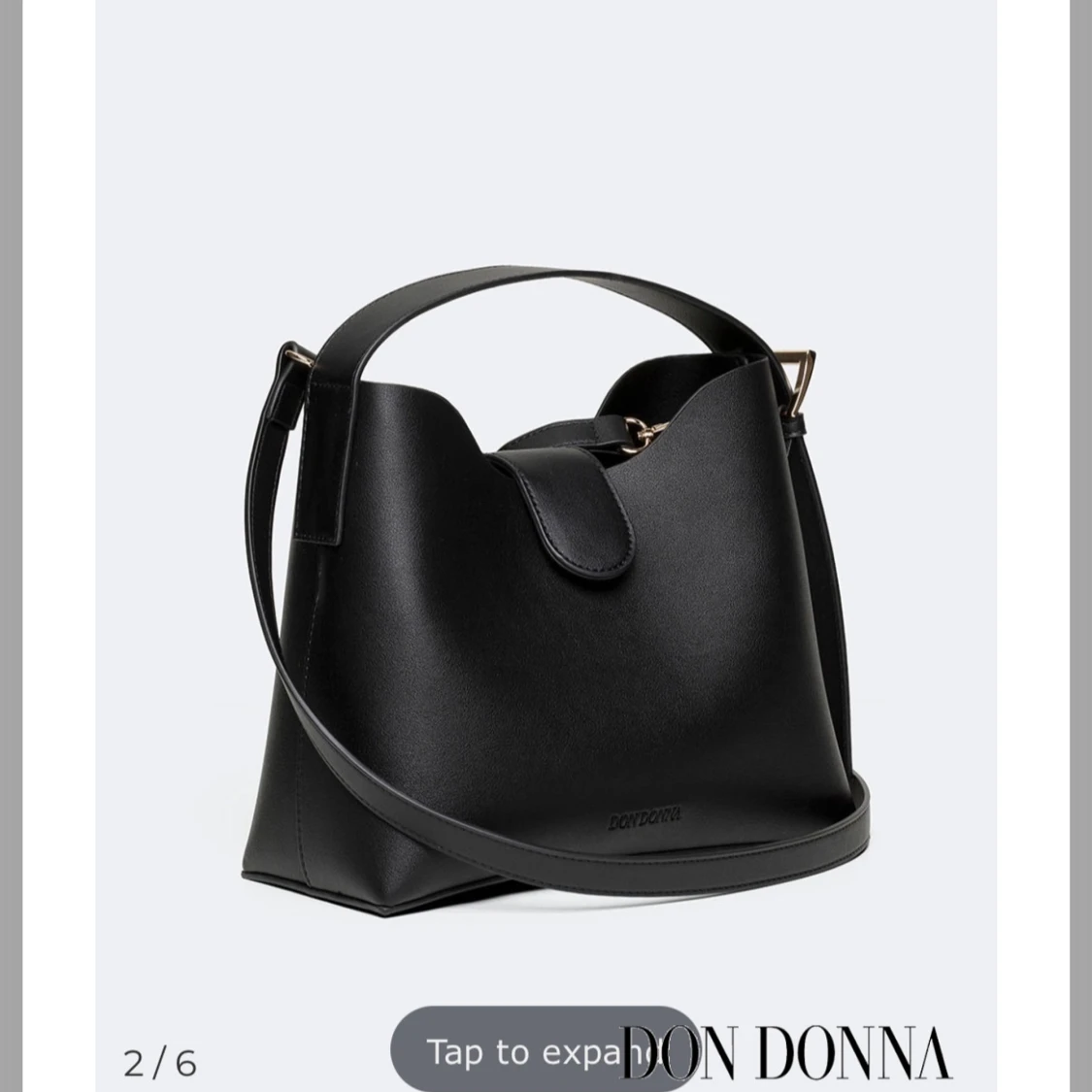 Svart axelväska från Don Donna - 1