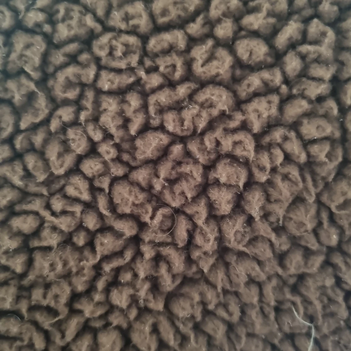 Brun teddyjacka från Pieces - 4