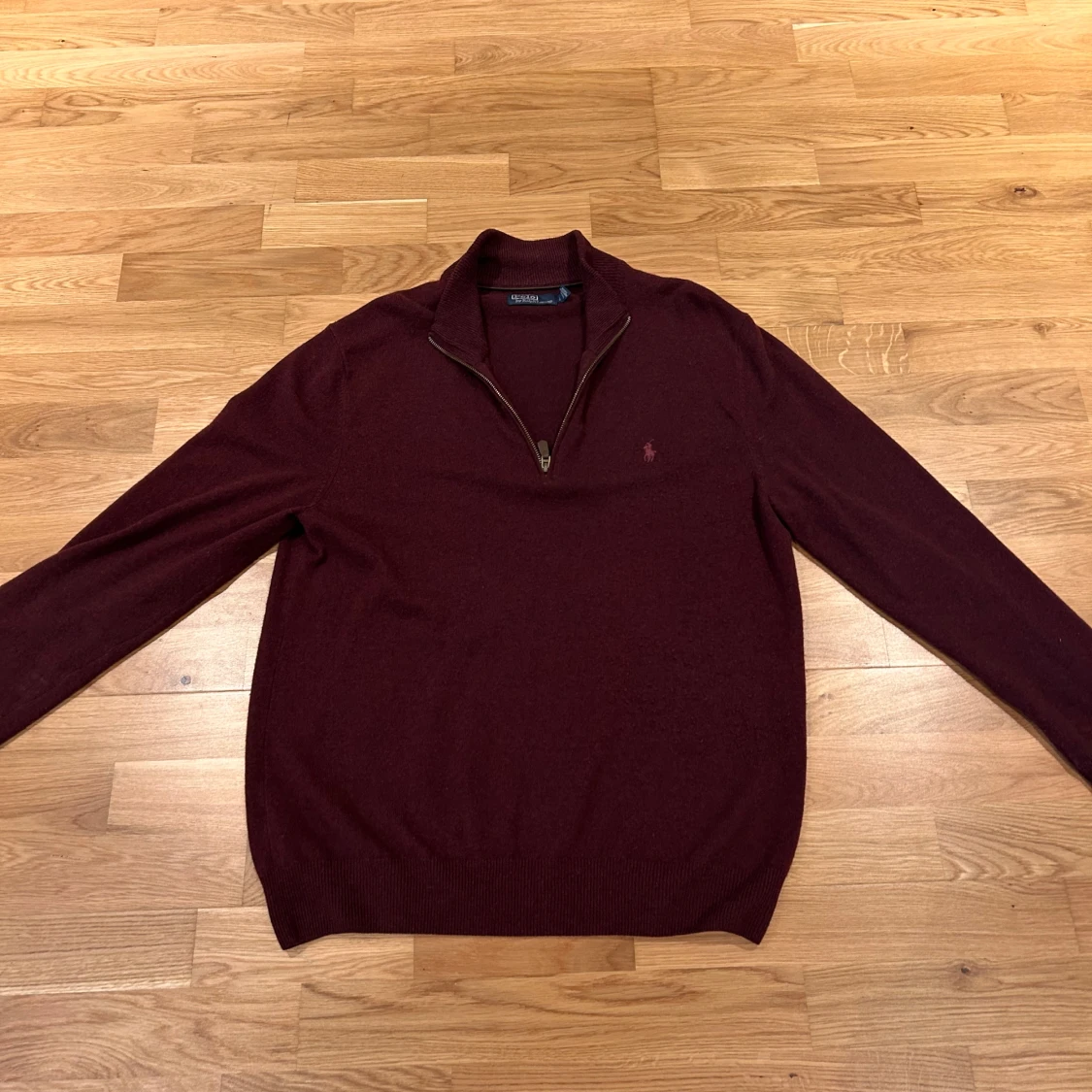 Vinröd halvzip-tröja från Polo Ralph Lauren - 1