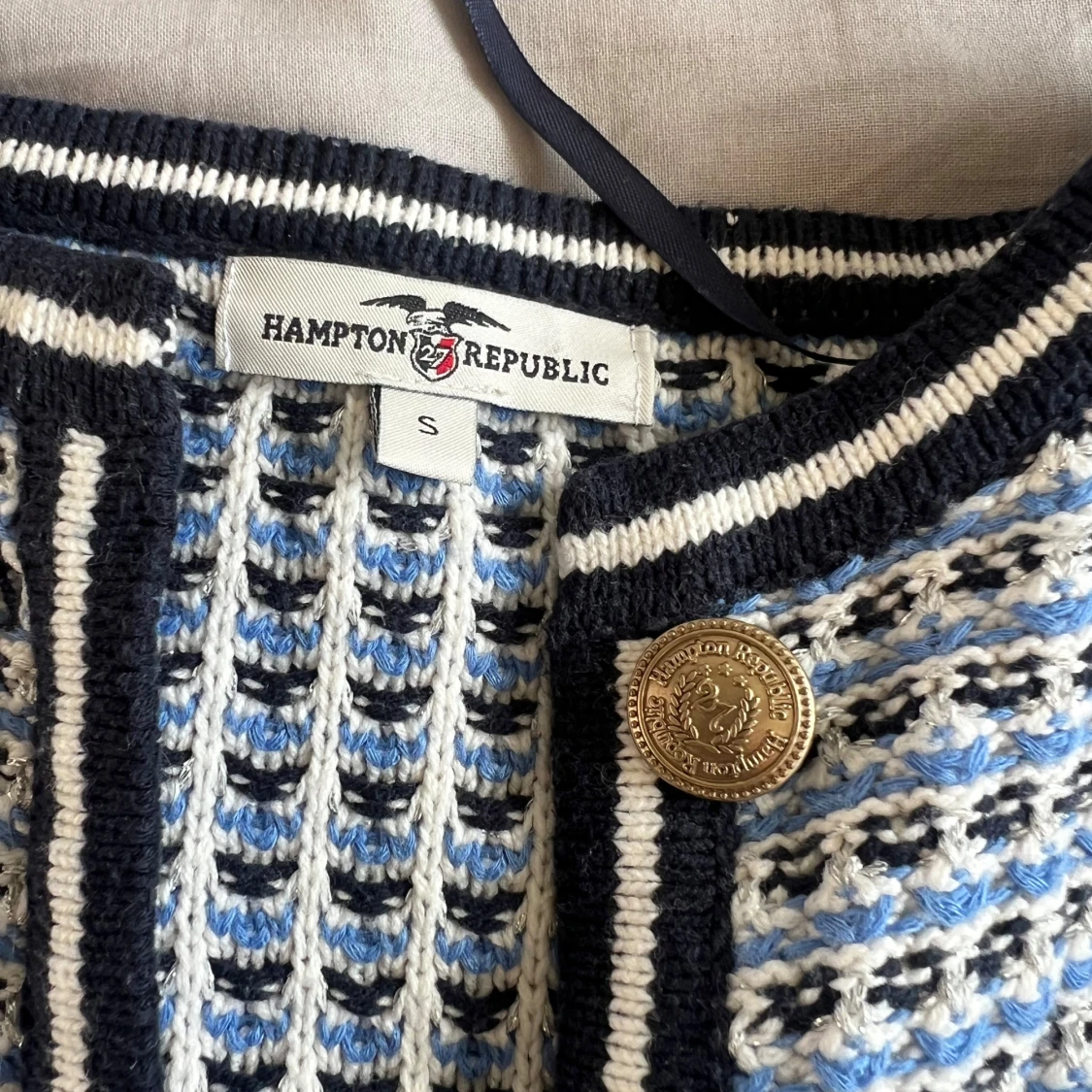 Mönstrad cardigan jacka från Hampton Republic - 1