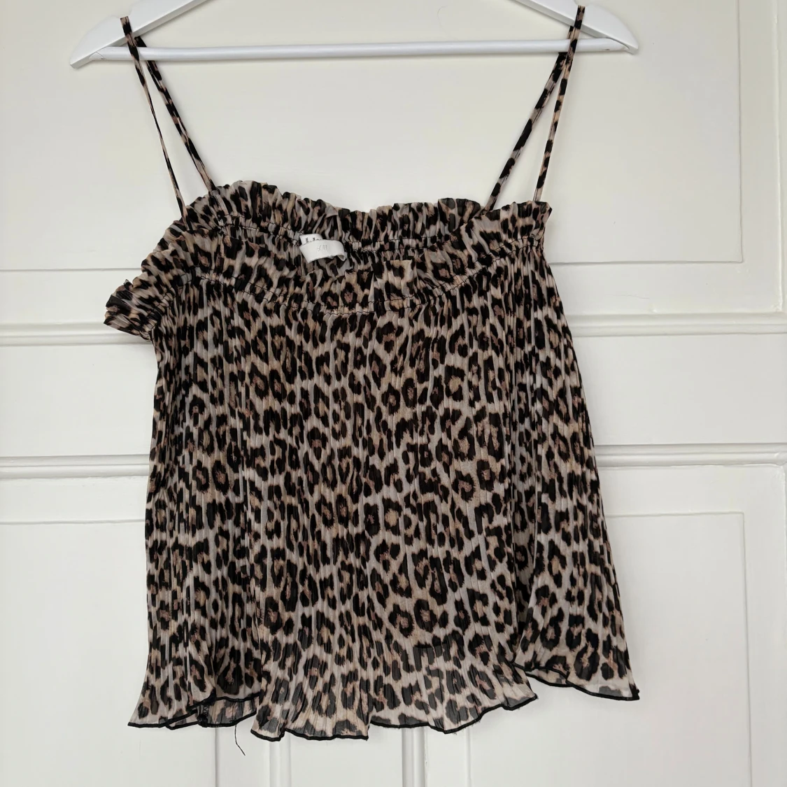 Leopardmönstrad croppad linnetopp - 2