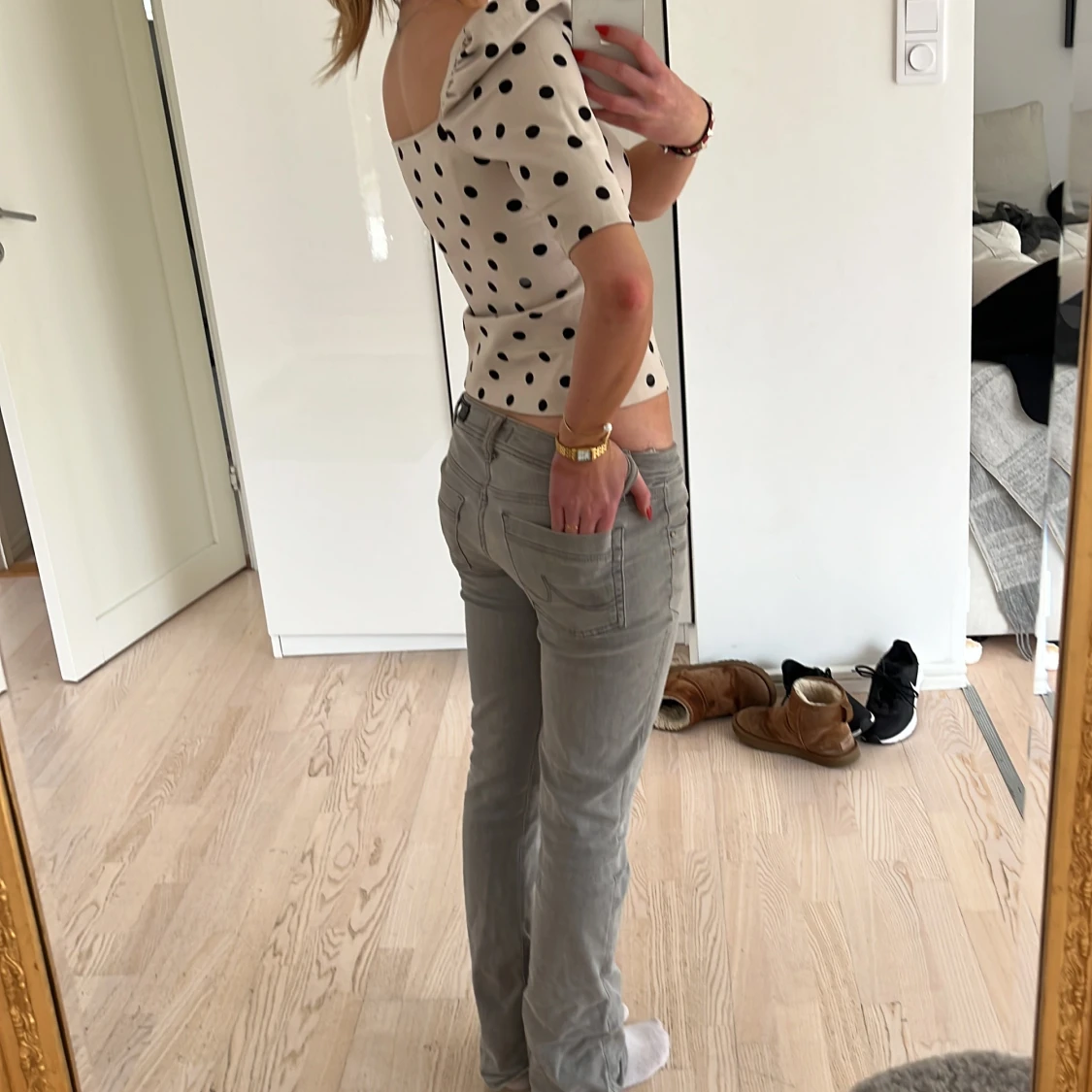 Lågmidjade jeans  - 90