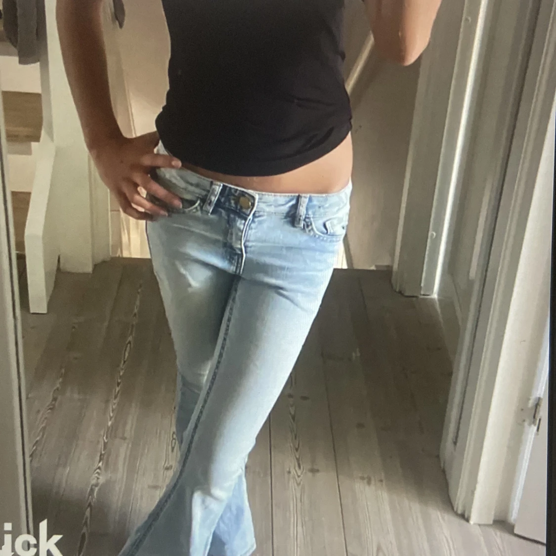 Lågmidjade jeans - 90