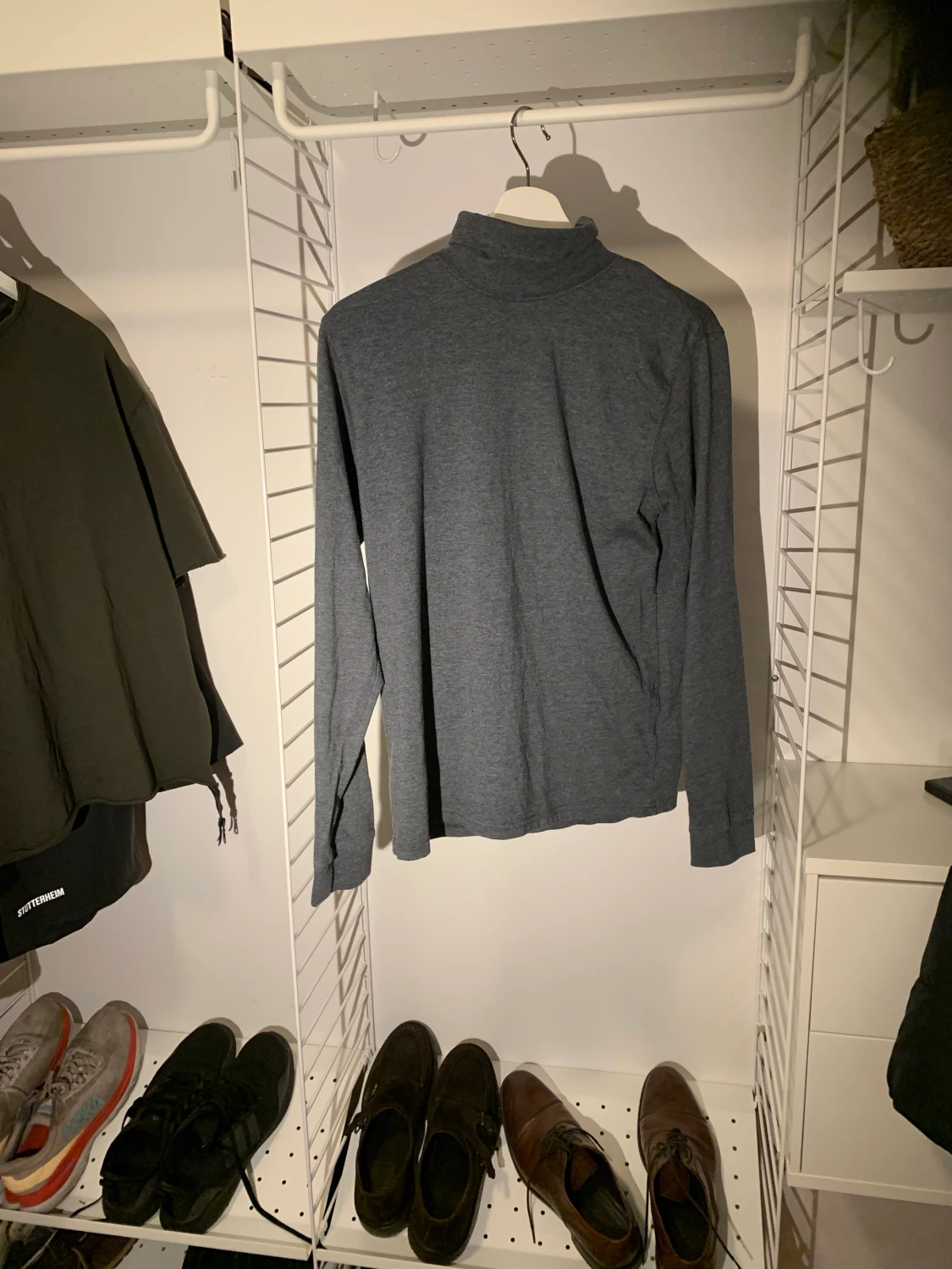 Munktröja grå herr 