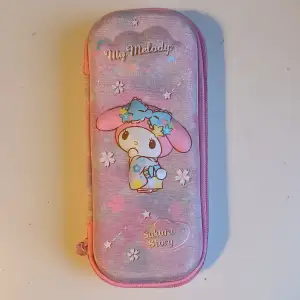 My Melody Glitterigt Pennfodral. Helt Nytt, 23x9cm riktigt sanrio 💕