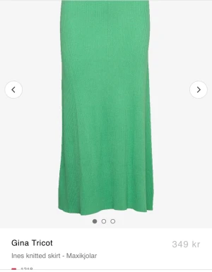 Kjol - Säljer denna kjol från Gina tricot men säljer även linnet till om man vill ha fler bilder skriv privat det är storlek m säljer för 300 hela men bara kjolen 250kr eller bara linnet 100kr