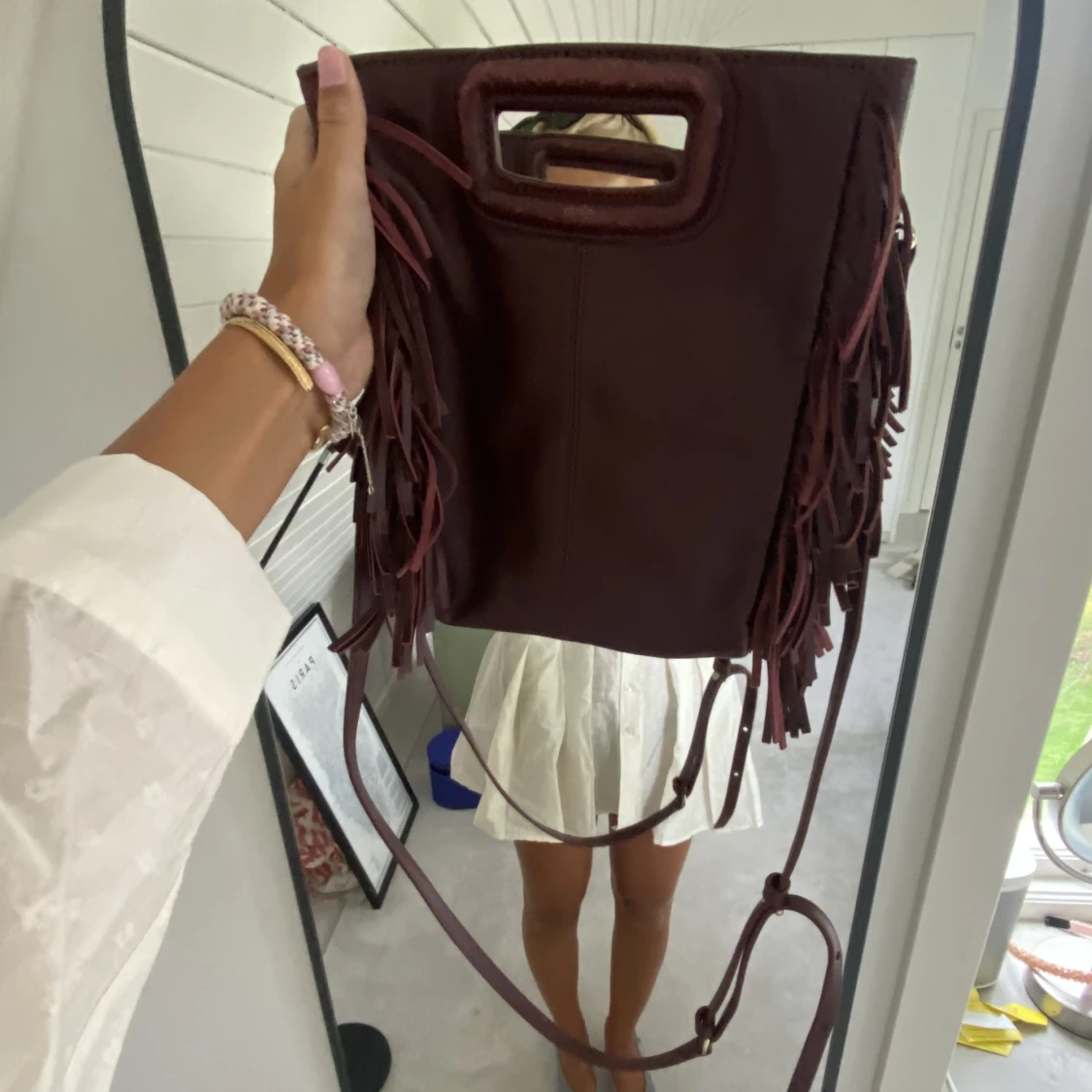 Vinröd majeväska! - 91