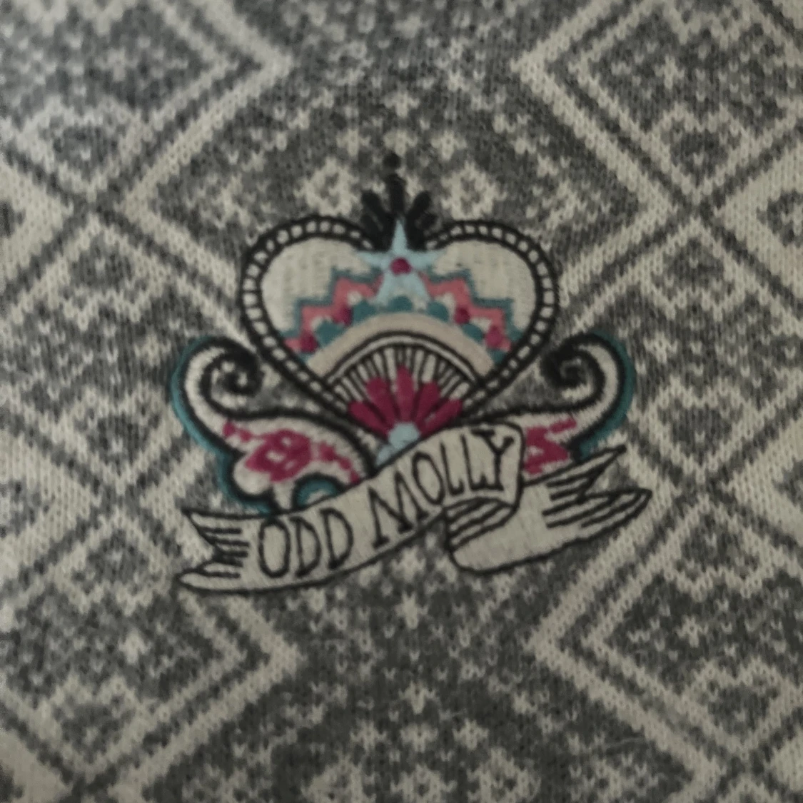 äkta odd molly kofta grå - 90