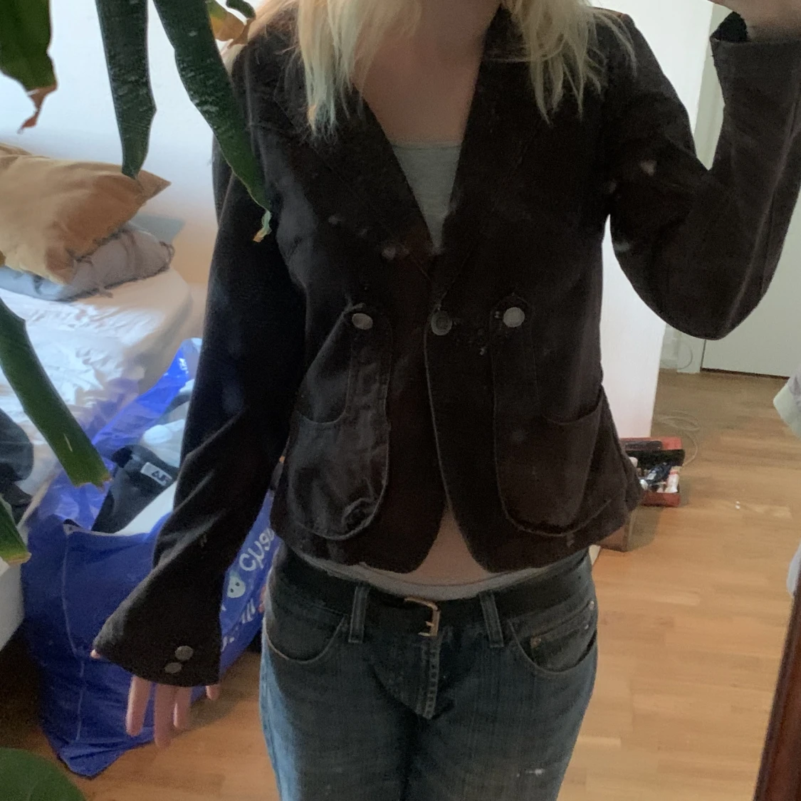 Brun höst jacka - 91