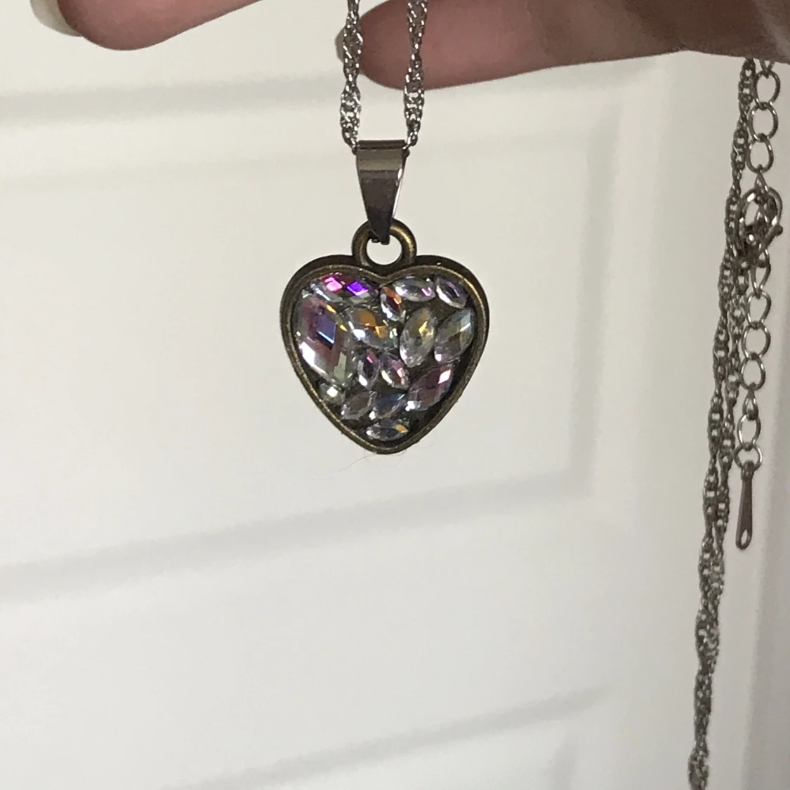 Hjärtformat halsbandshänge  - 91