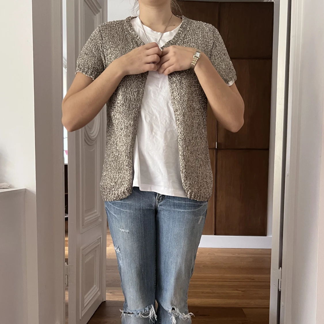 Glittrig kofta  - 90