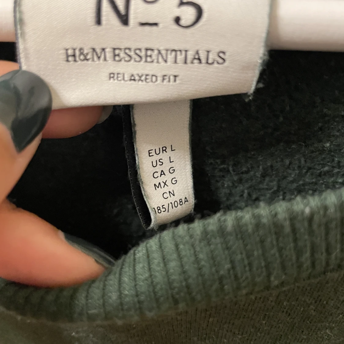 Grön sweatshirt  - 91