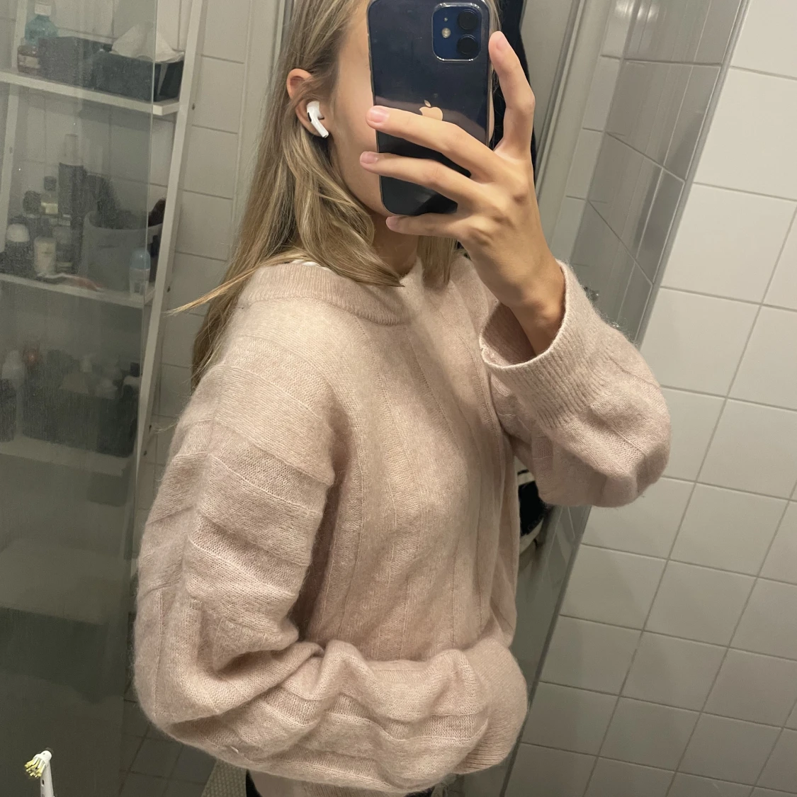 Fantastisk mohair-blended stickad💞🫶 - 90