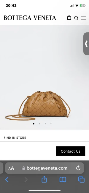 Bottega veneta mini pouch caramel  - Helt ny oanvänd, original pris ca 24k 