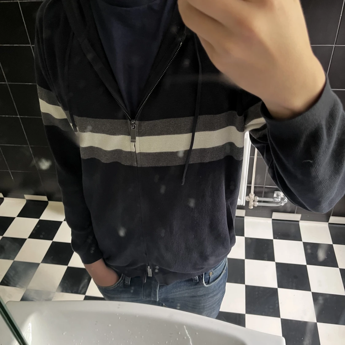 Massimo dutti zip hoodie  - 90