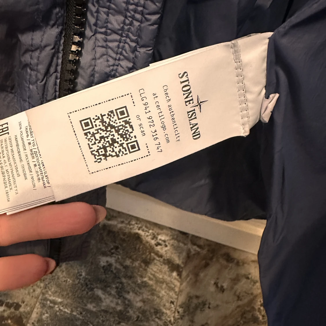 Stone Island Garnent dyed dunjacka M - 91