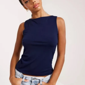 Topp - Superfin blå topp