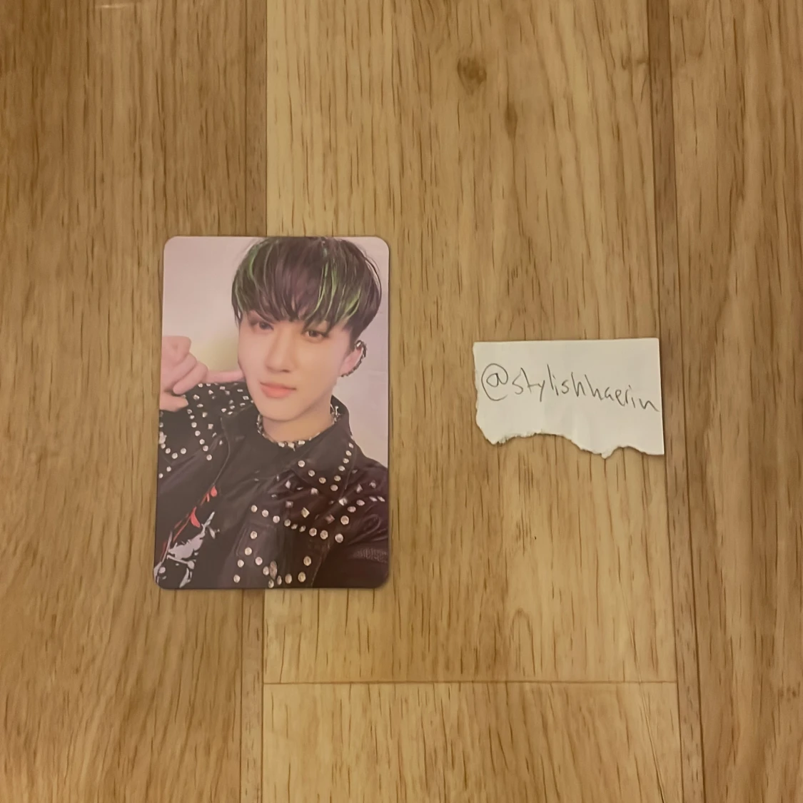 Changbin oddinary photocard 