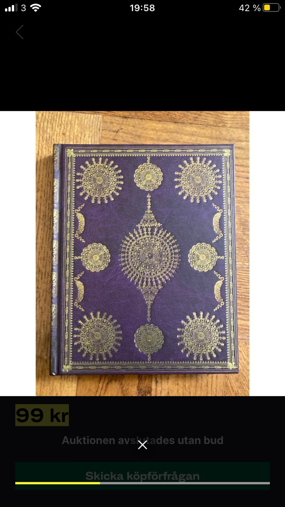 Lila ny anteckningsbok linjer sol mystik andlighet spiritualitet