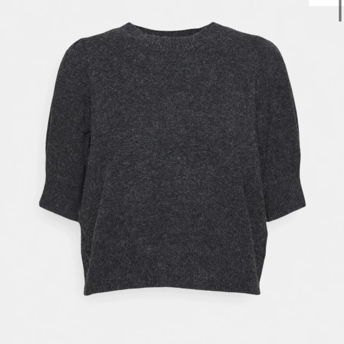 Mörkgrå Stickad t-shirt - 91