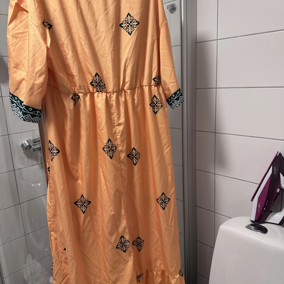 Lång/Modi klänning med mönstret XXL - 90