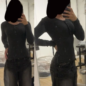 Tight grå tröja - Fin tight grå top från H&M. 