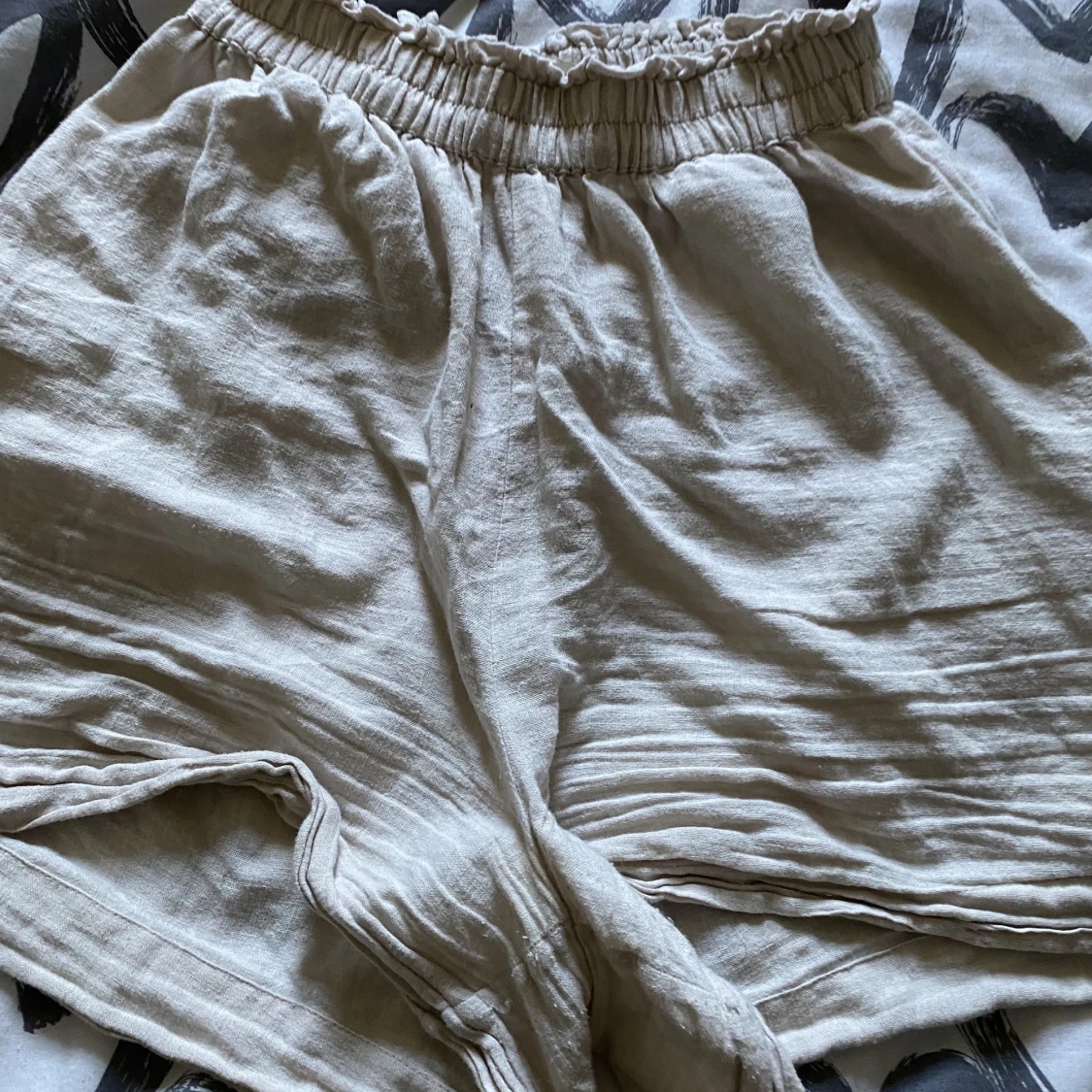Snygg linne shorts  - 91