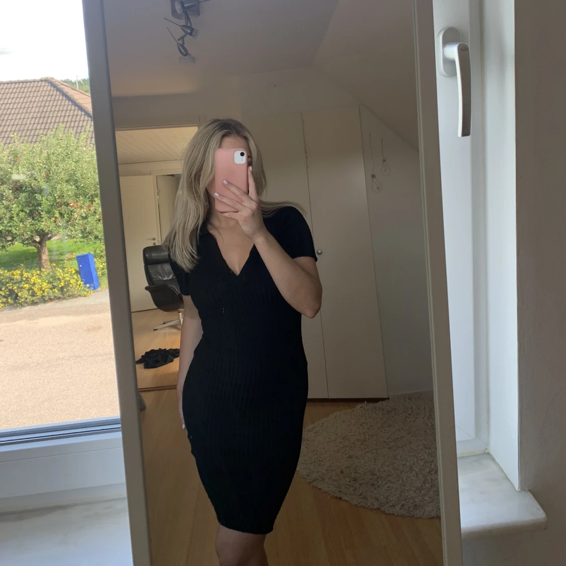 Kortaermad klänning