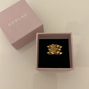 edbladring  -  Hej säljer en ring från Edblad i guldfärgad med nitar i storlek 17,5mm!!💘💘💘