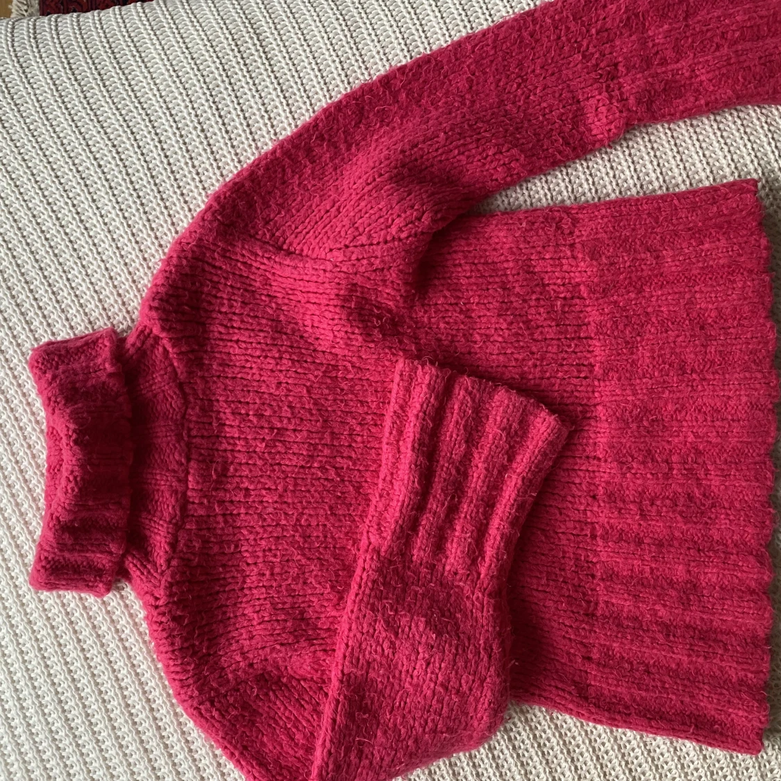 Stickad polo tröja  - 90