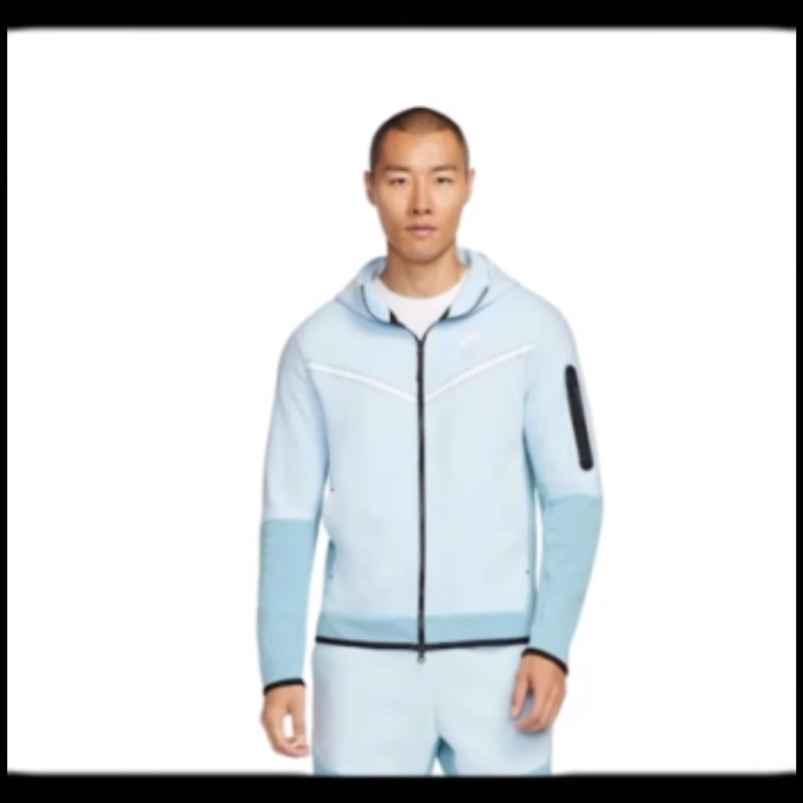 Light blue Nike tech fleece kofta