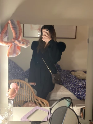 Pälskappa - Säljer denna fina pälskappa. I fint skick använd bara några dagar under månaden men sedan tyckte jag inte det riktigt var min stil. I storlek xs, säljer för 1700kr🌸💕!!tryck inte direkt på köp nu kontakta innan!!