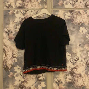 Kortärmad från Levis  - En bred kortärmad tröja från Levis i storlek xs men beroende på hur man vill ha den passar den som både s och m också, använd 1 gång. I fint skick! 