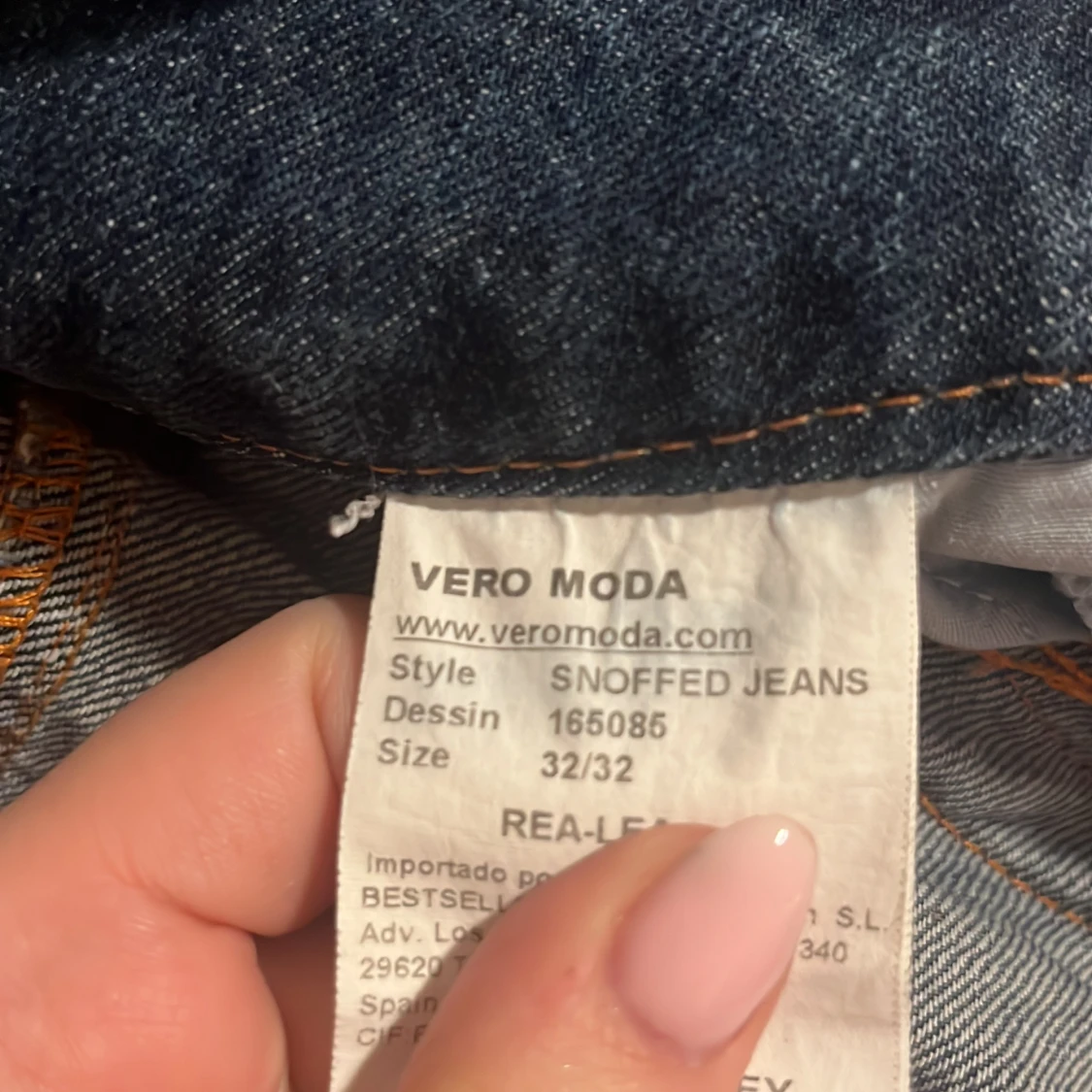 Trendiga lågmidjade jeans - 91