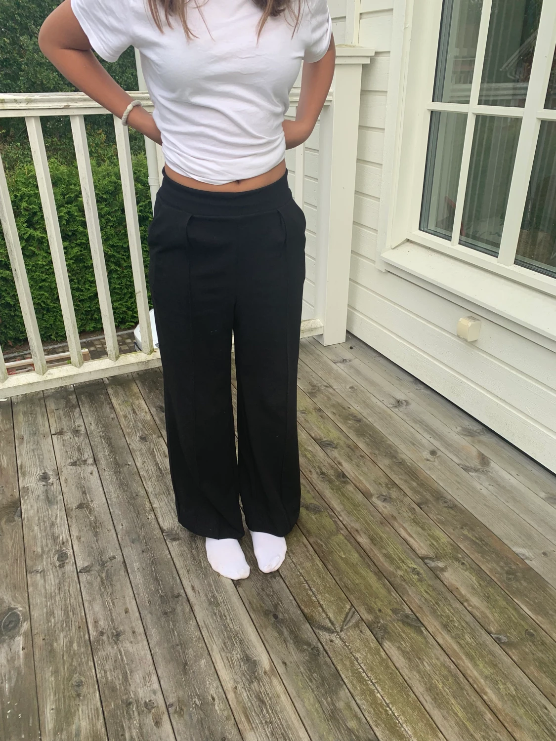 Svarta kostymbyxor  - 90